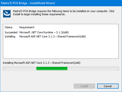 POS Bridge Pre-Install Requirements