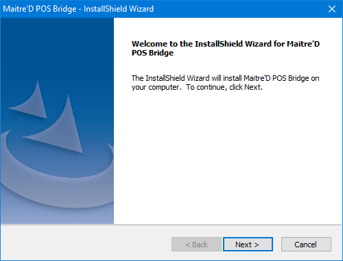 POS Bridge - Install Welcome