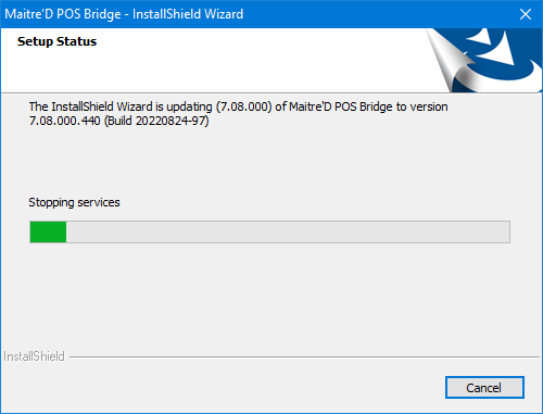 POS Bridge - Install Progress