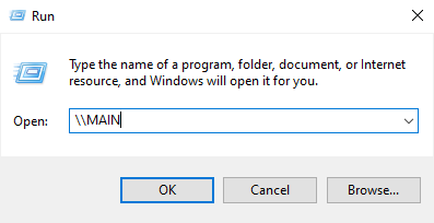 Run Dialog