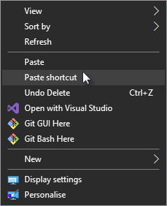 Paste Shortcut