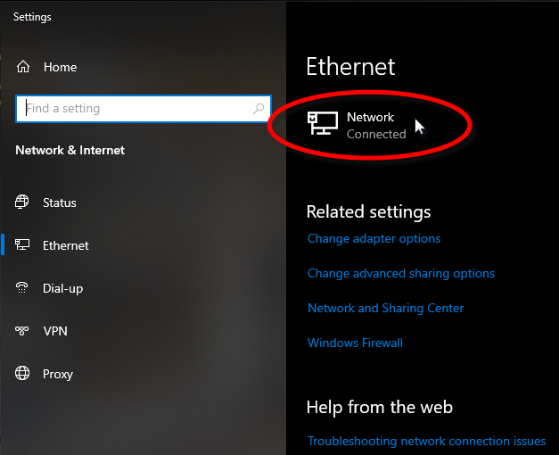 Ethernet - Basic Settings