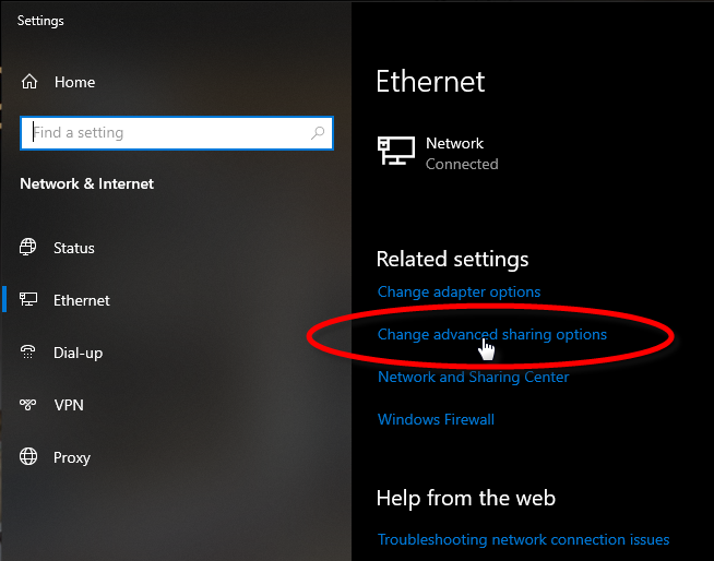 Ethernet - Basic Settings