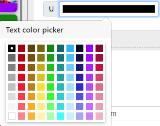 Button text color Button text color