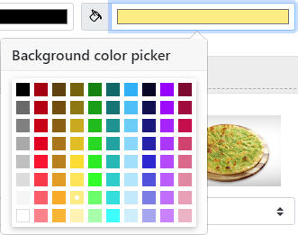 Button background color Button background color