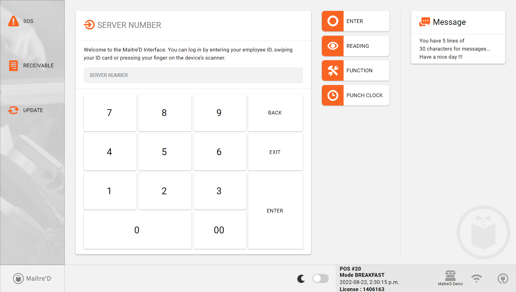Advanced POS User Interface Advanced POS User Interface