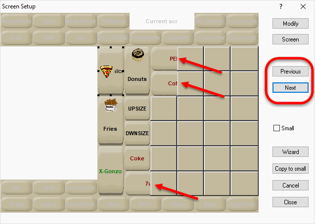 Locate broken buttons