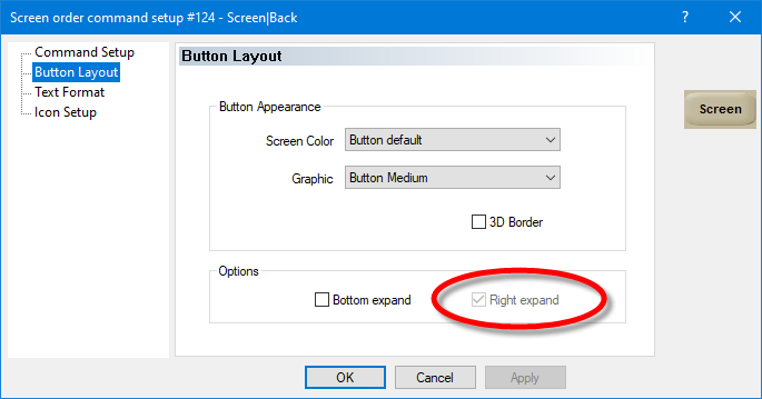 Broken button properties