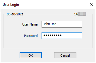 Maitre'D Logon Screen