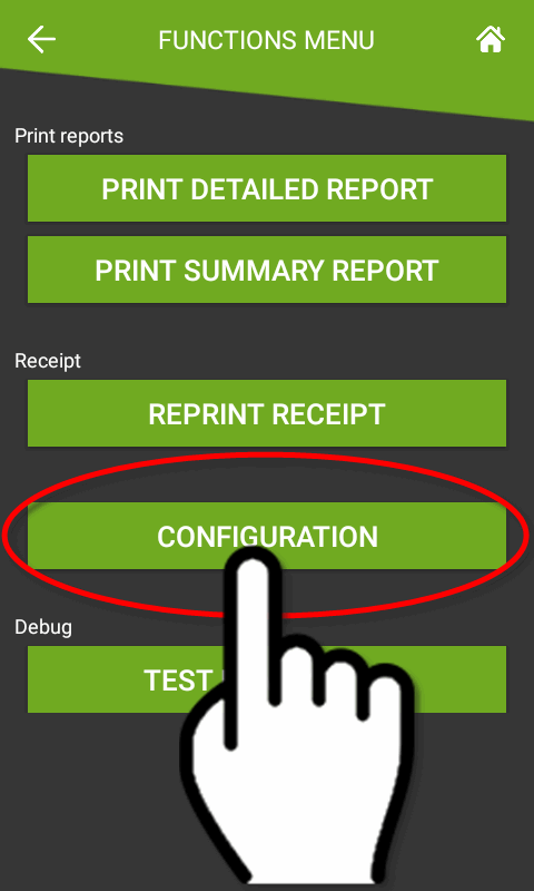 SecurePay Functions Menu SecurePay Functions Menu