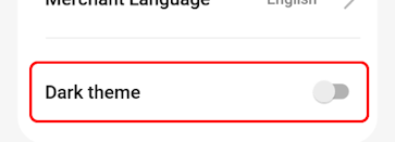 Sélection du thème d'affichage