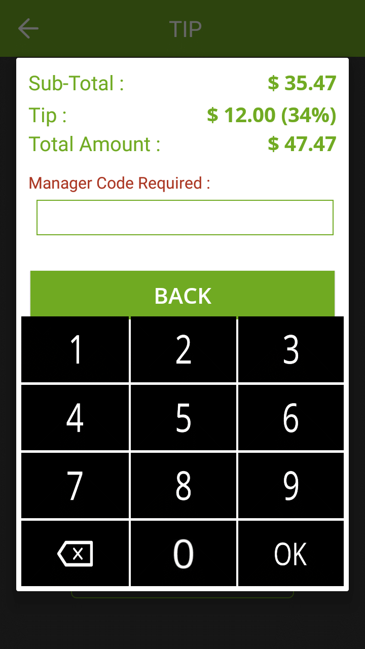 Screenshot manager password