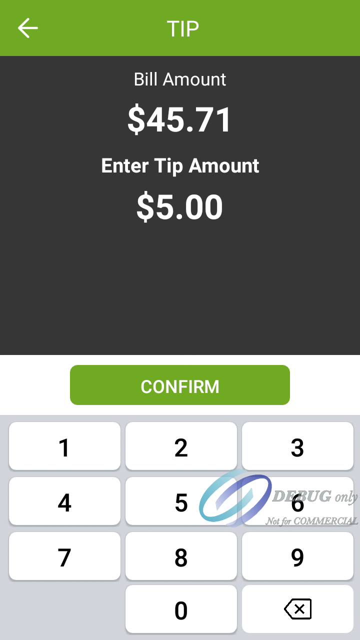 SecureTable - Custom Tip Amount 2 SecureTable - Custom Tip Amount 2