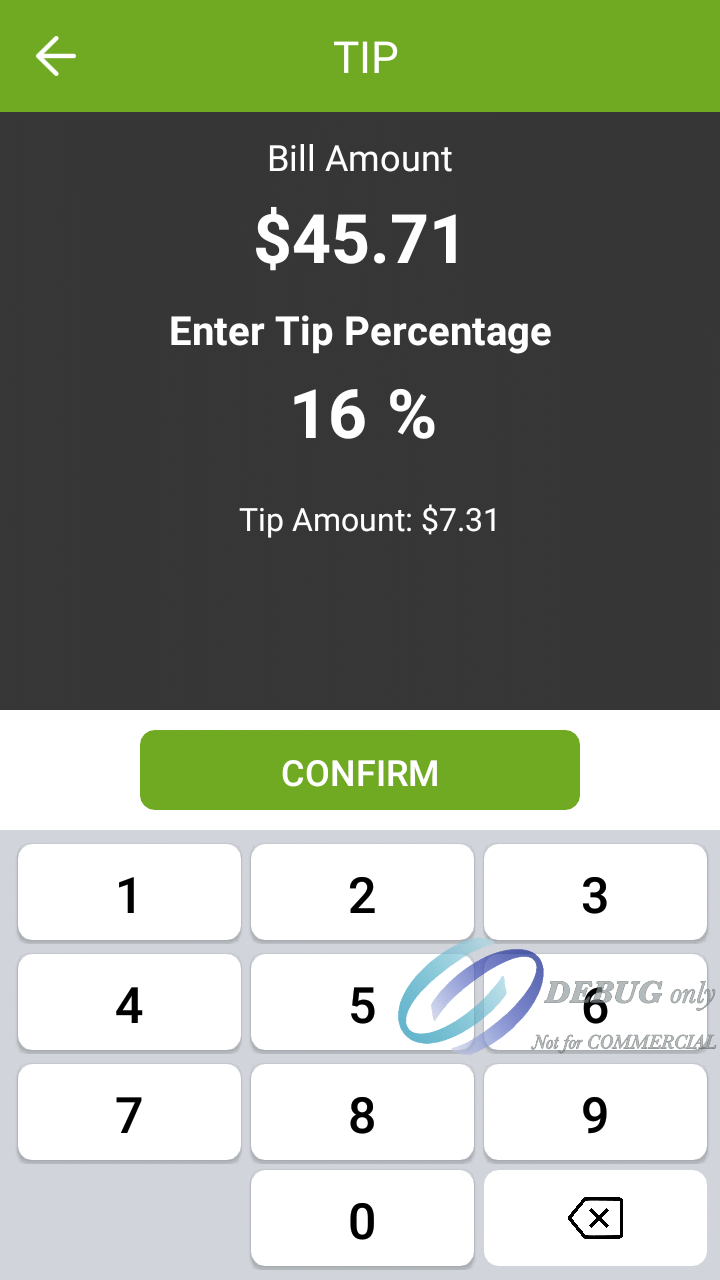 SecureTable - Custom Tip Percentage 2 SecureTable - Custom Tip Percentage 2
