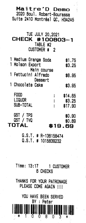 Check 100803 Check 100803