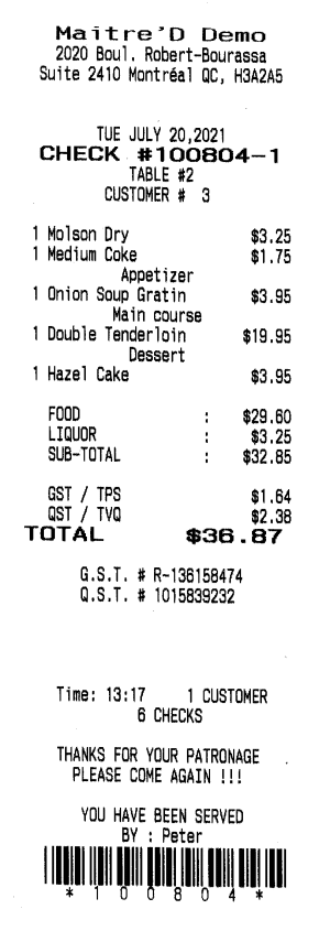 Check 100804 Check 100804