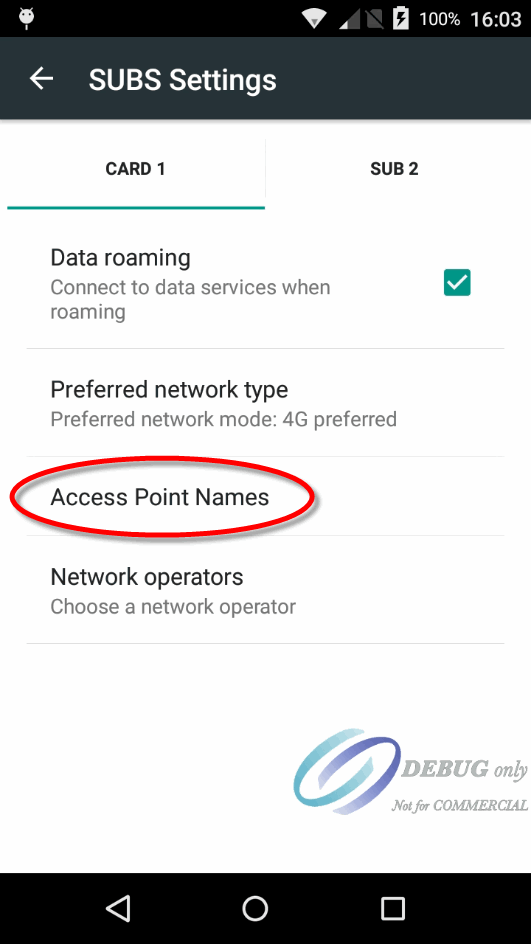 Android Screenshot - SUBS Settings Android Screenshot - SUBS Settings